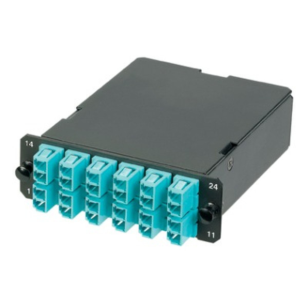 Panduit FCX-12-10Y LC/MTP 1pc(s) Black,Turquoise fiber optic adapter