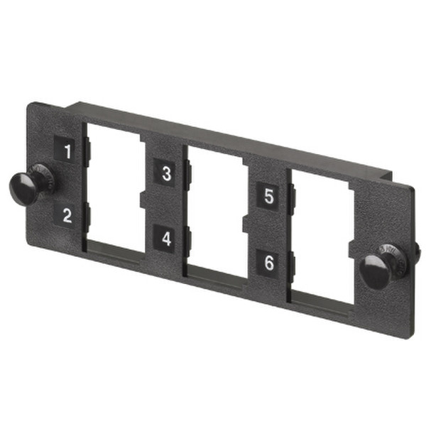 Panduit FMP6 Black switch plate/outlet cover
