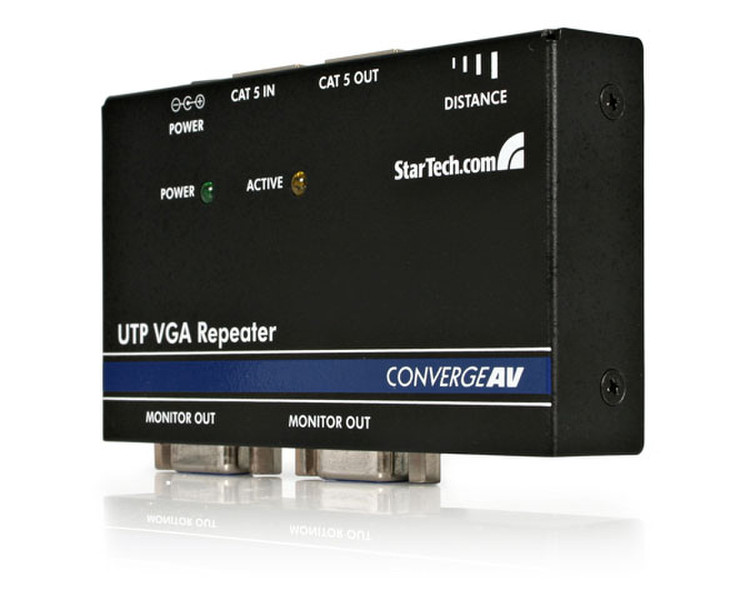 StarTech.com Converge A/V VGA Cat5 UTP Repeater/Extender interface cards/adapter