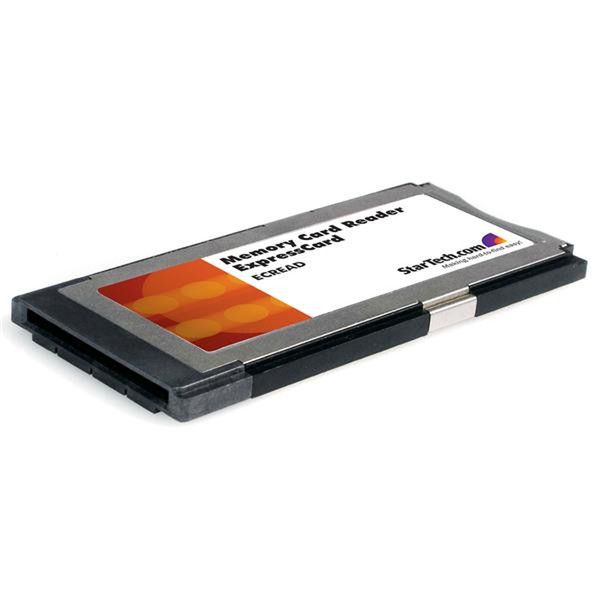 StarTech.com ExpressCard 12-in-1 Multi Media Memory Card Reader card reader