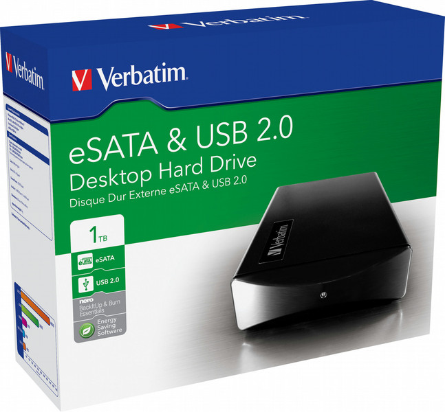 Verbatim 1TB External eSATA/USB 3.5