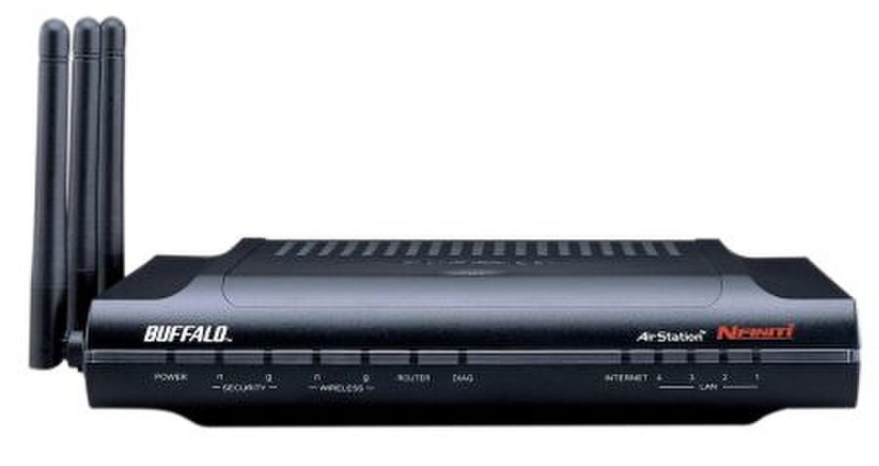 Buffalo WZR-AGL300NH Gigabit Ethernet Black wireless router