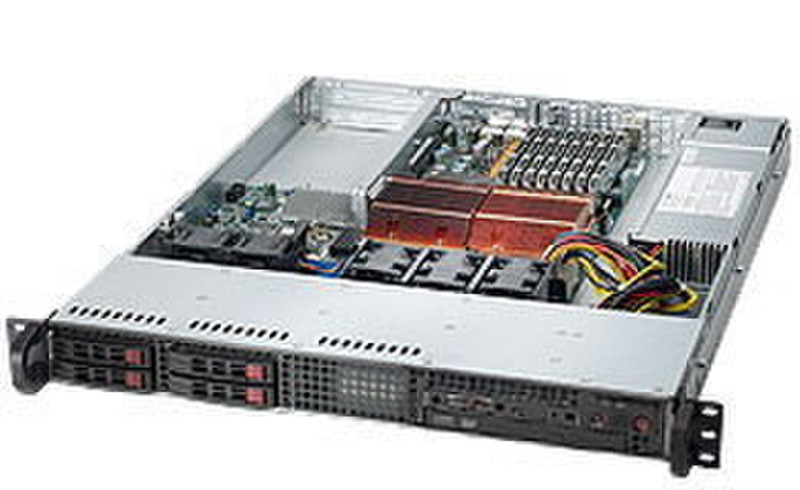 Supermicro SuperChassis 111T-560UB, Black Low Profile (Slimline) 560W Black computer case