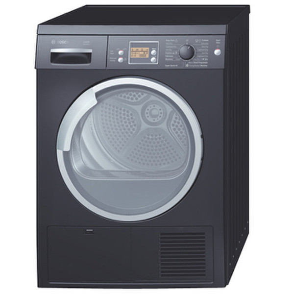 Bosch Logixx 8 piano black freestanding Front-load 8kg Black