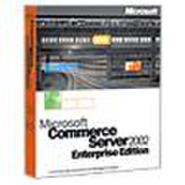 Microsoft MS Commerce Server Standard 2002 1 Processor License for WindowsNT EN