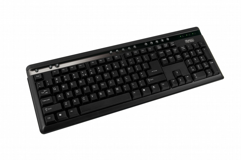 Sweex Multimedia Keyboard USB Black US USB QWERTY Schwarz Tastatur