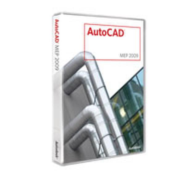 Autodesk AutoCAD MEP 2009, Commercial New, Network NLM, English