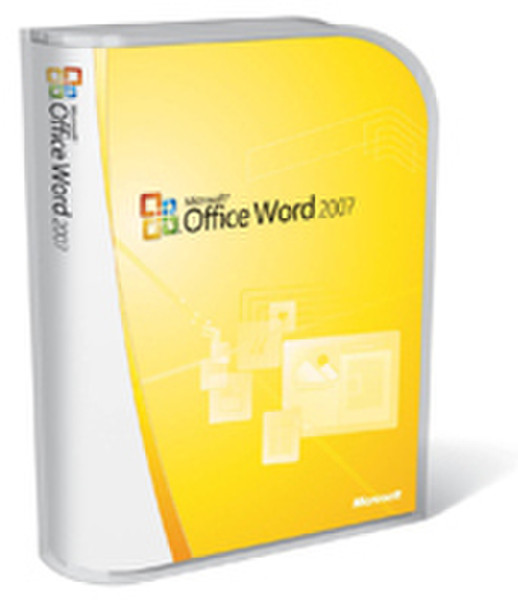 Microsoft Office Home and Student Word 2007