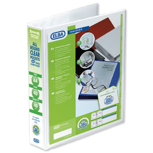 Elba 400008419 White ring binder