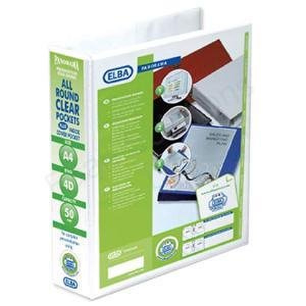 Elba 400008433 White ring binder