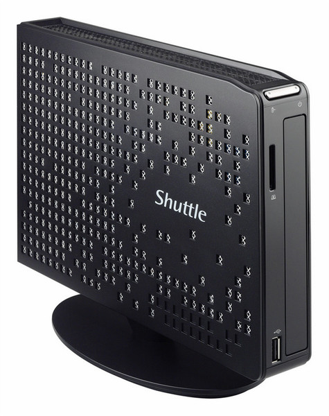 Shuttle XS35V3L Intel NM10 D2550 Неттоп Черный ПК/рабочая станция barebone