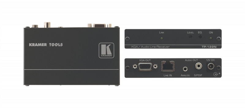 Kramer Electronics TP-122N AV-Receiver Schwarz Audio-/Video-Leistungsverstärker
