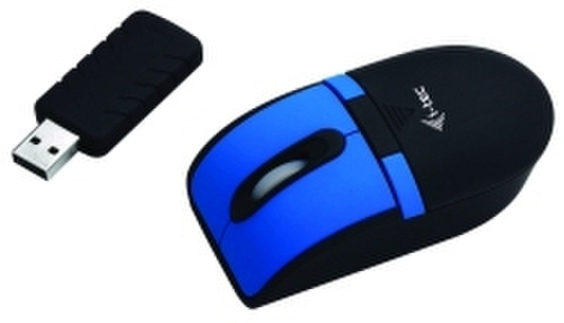 Pretec i-Tec MOBILeTouch Travel, Blue Беспроводной RF Лазерный 800dpi компьютерная мышь