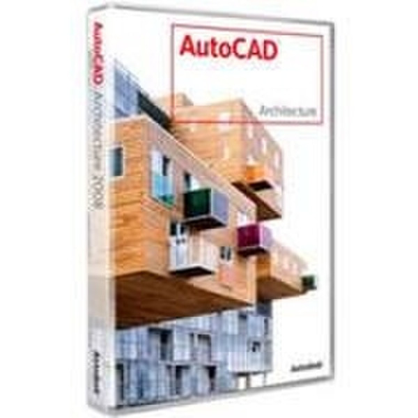 Autodesk AutoCAD Architecture 2008, Commercial, 1 user, DVD, Polish