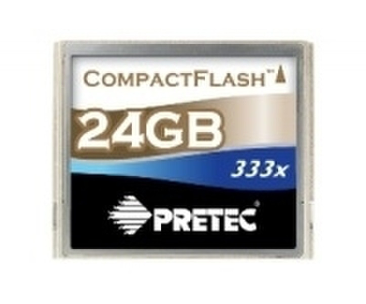 Pretec CompactFlash Cheetah 333x - 24GB 24GB CompactFlash memory card