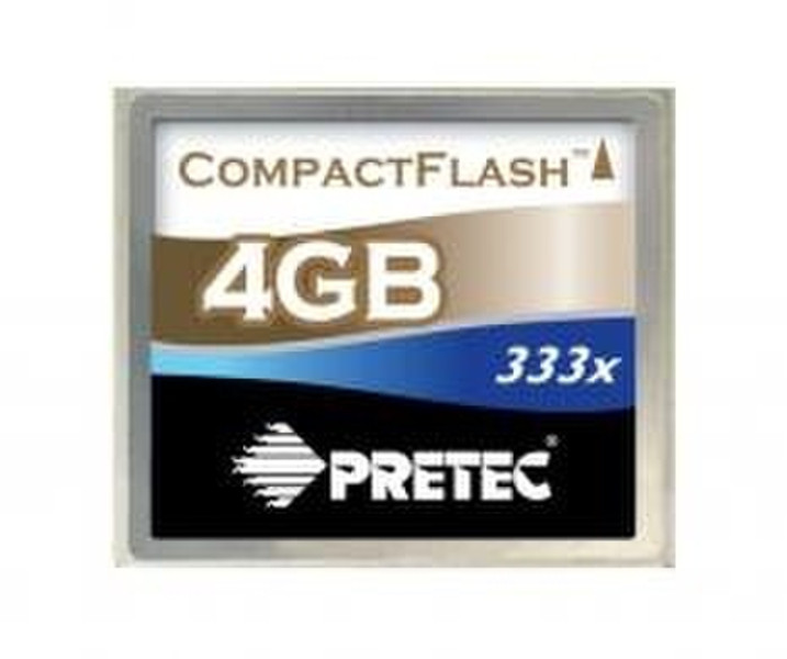 Pretec CompactFlash Cheetah 333x - 4GB 4GB Kompaktflash Speicherkarte
