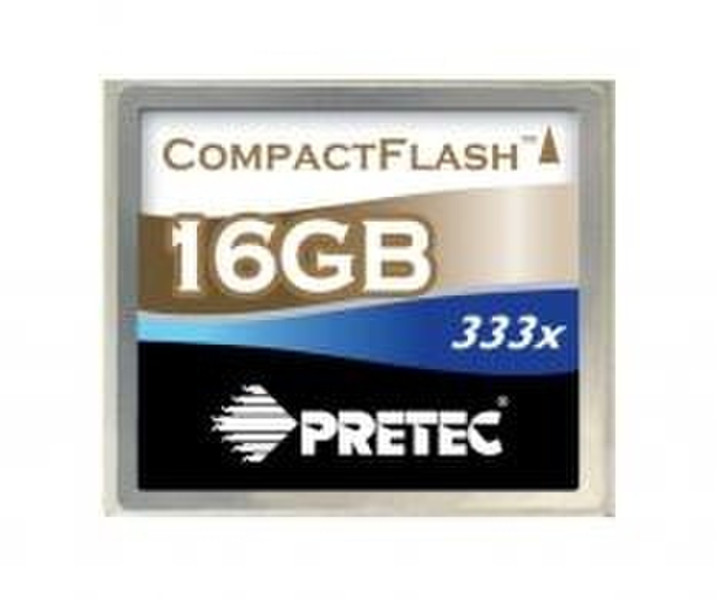 Pretec CompactFlash Cheetah 333x - 16GB 16GB CompactFlash memory card