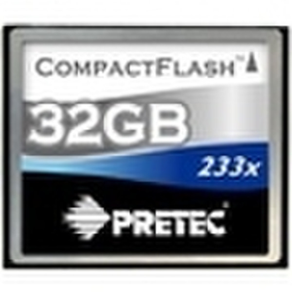 Pretec CompactFlash Cheetah 233x - 32GB 32GB CompactFlash memory card