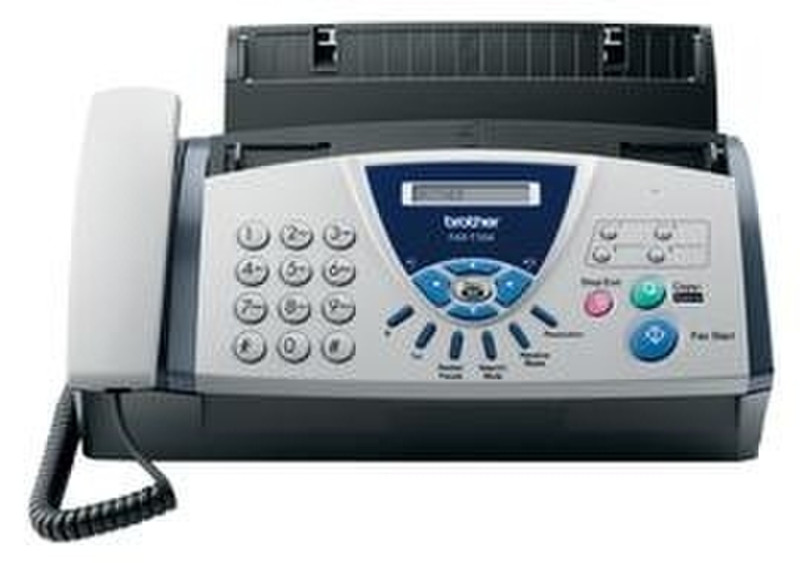 Brother FAX-T104 Thermal 9.6Kbit/s A4 Black,Silver fax machine