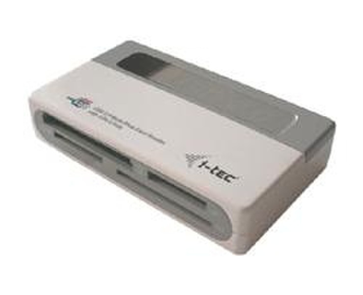 Pretec i-Tec USB 2.0 Hub 3 port + card reader All in One USB 2.0 Grau Kartenleser