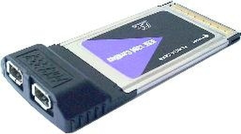 Pretec i-Tec PCMCIA CardBus IEEE 1394, 2 port Schnittstellenkarte/Adapter