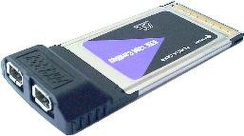 Pretec i-Tec PCMCIA CardBus IEEE 1394, 2 port интерфейсная карта/адаптер