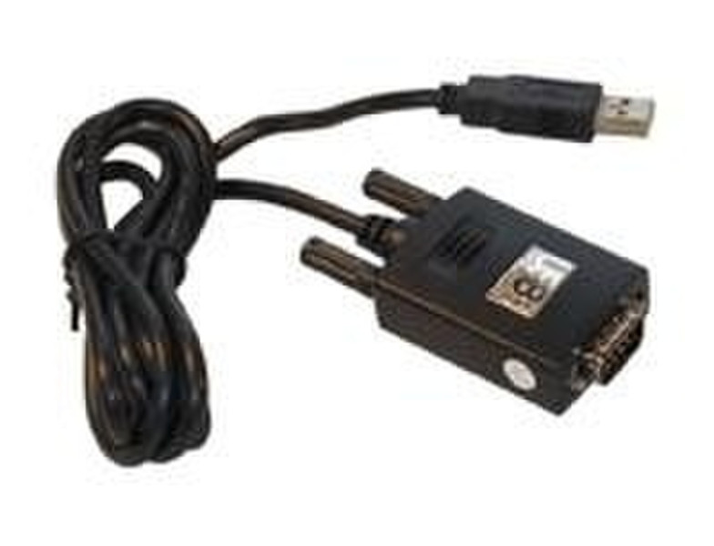 Pretec i-Tec USB to serial adapter RS232 USB A DB9 Black cable interface/gender adapter