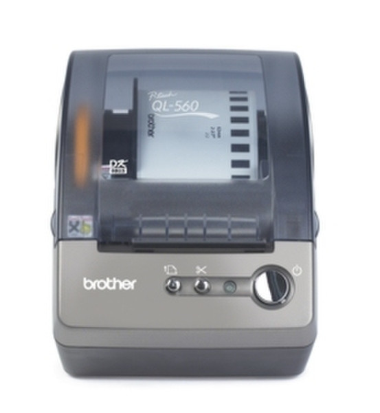 Brother P-touch QL-560VP thermal label printer Прямая термопечать 300 x 300dpi устройство печати этикеток/СD-дисков