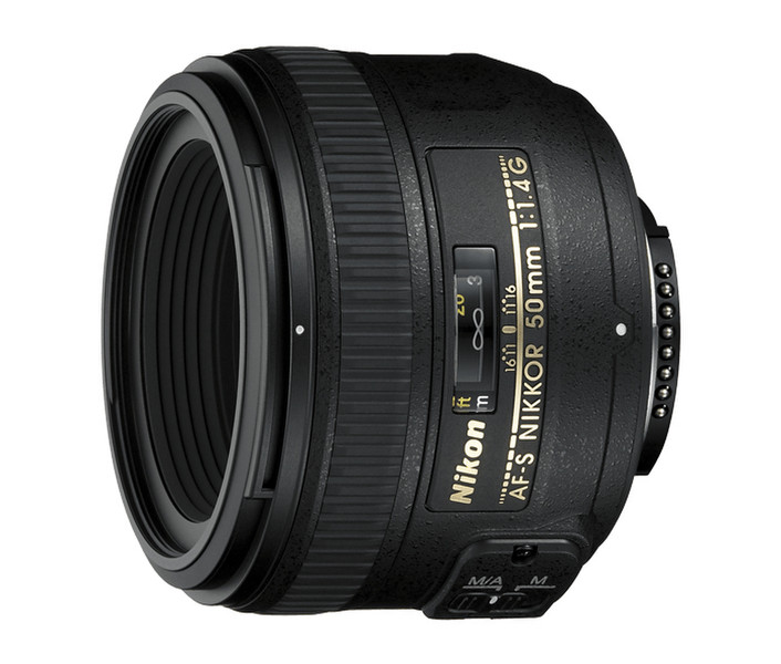 Nikon AF-S NIKKOR 50mm f/1.4G SLR Standard lens Черный