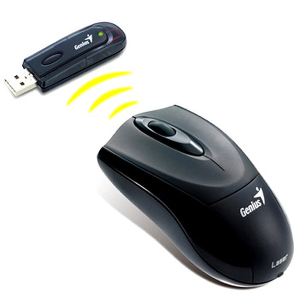Genius NetScroll 620 Laser RF Wireless Laser 1200DPI Ambidextrous Black mice