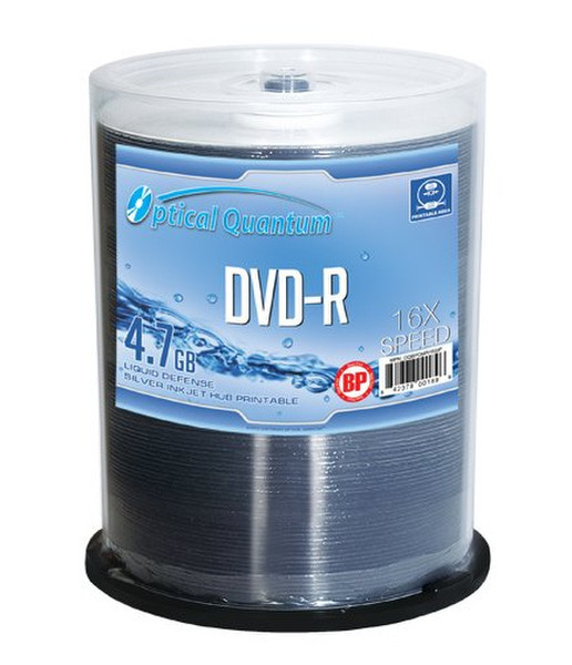 Vinpower Digital 100pcs, DVD-R, 4.7GB 4.7GB DVD-R 100Stück(e)