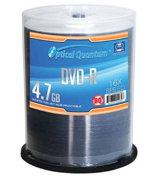 Vinpower Digital 100pcs, DVD-R, 16x, 4.7GB 4.7GB DVD-R 100pc(s)