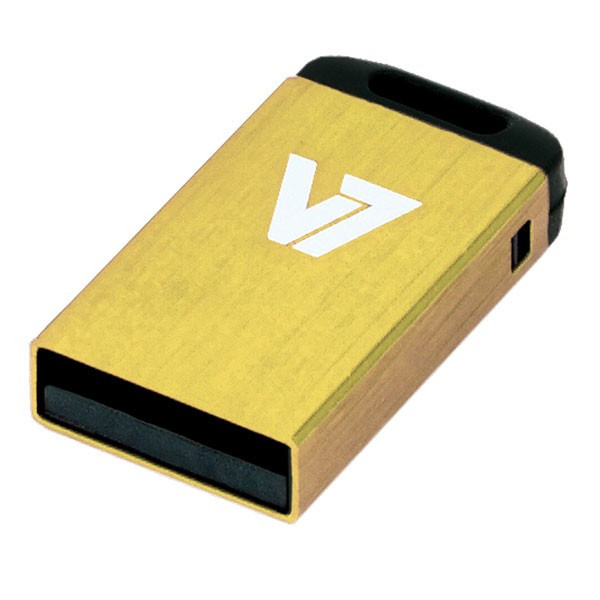 V7 4GB, USB 2.0 4GB USB 2.0 Type-A Yellow USB flash drive