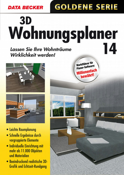 Data Becker 3D Wohnungsplaner 14