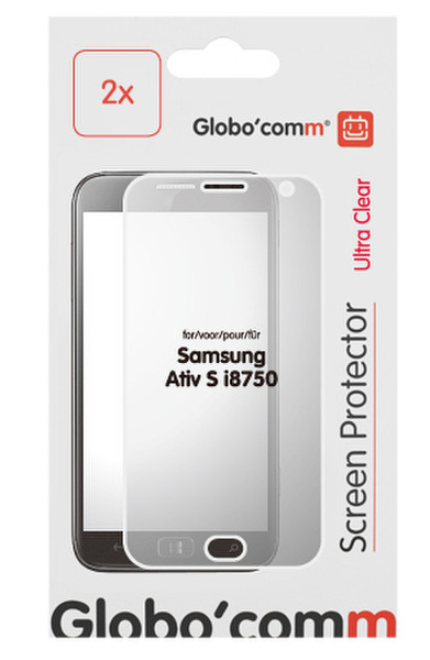GloboComm G2DUOSPSAI8750 Samsung I8750 Ativ S 2шт защитная пленка