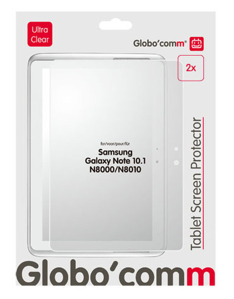 GloboComm G2DUOSPSAMN8000 Samsung N8000/N8010 Galaxy Note 2шт защитная пленка
