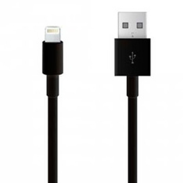 Phoenix Technologies PHCABLELIGHTNINGN 1м USB A Lightning Черный кабель USB