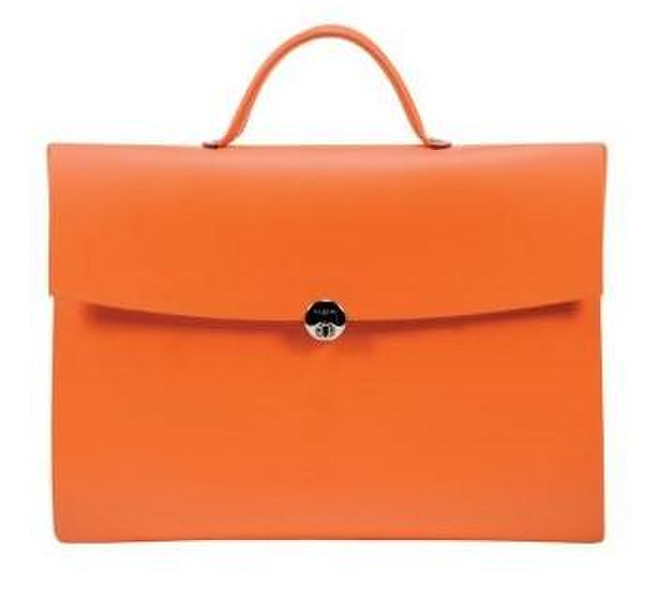 Almini Time Satchel bag Leather Orange
