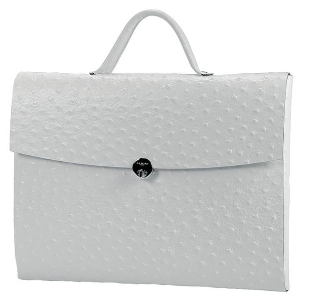 Almini Time Satchel bag Leather White