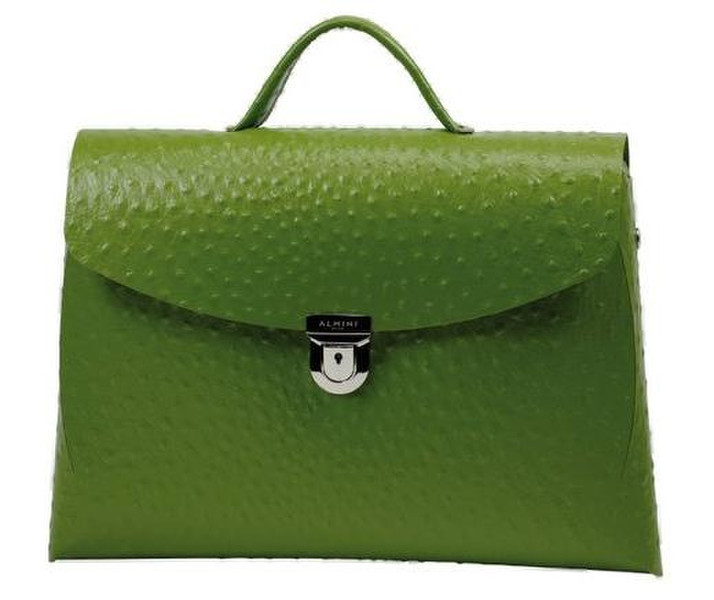 Almini Take Satchel bag Leather Green