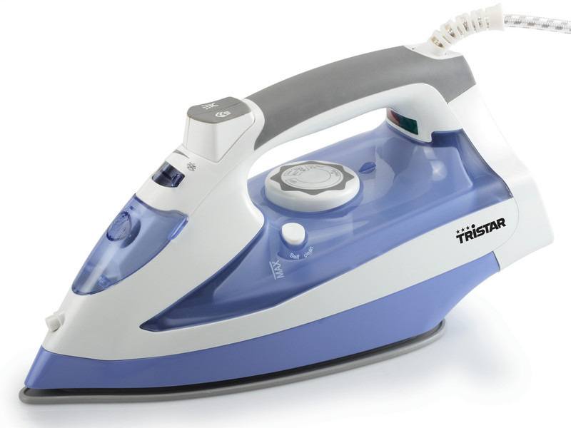 Tristar ST-8236 Dry & Steam iron Ceramic soleplate 2600W Blau, Weiß Bügeleisen