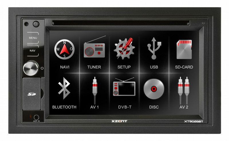XZENT XT9026BT GPS-Navigationssystem