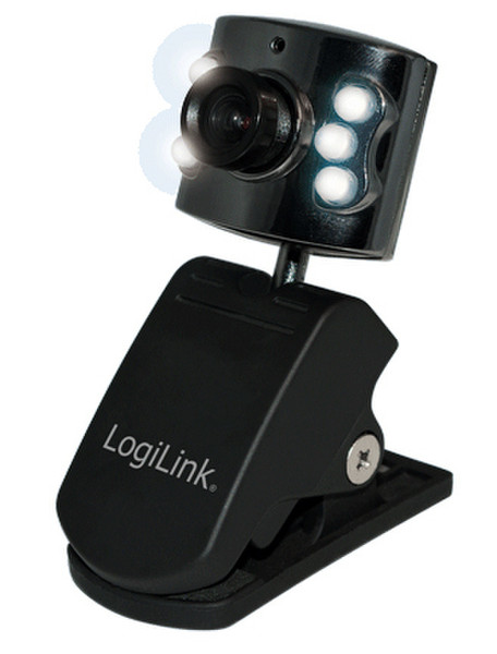 LogiLink UA0072A 0.3MP 1600 x 1200pixels USB 2.0 Black webcam