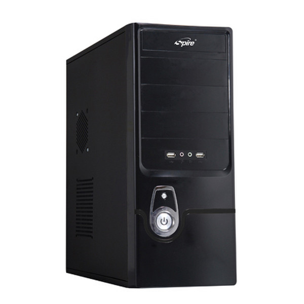 Spire SPD503B-420W-E1 Full-Tower 420W Schwarz Computer-Gehäuse