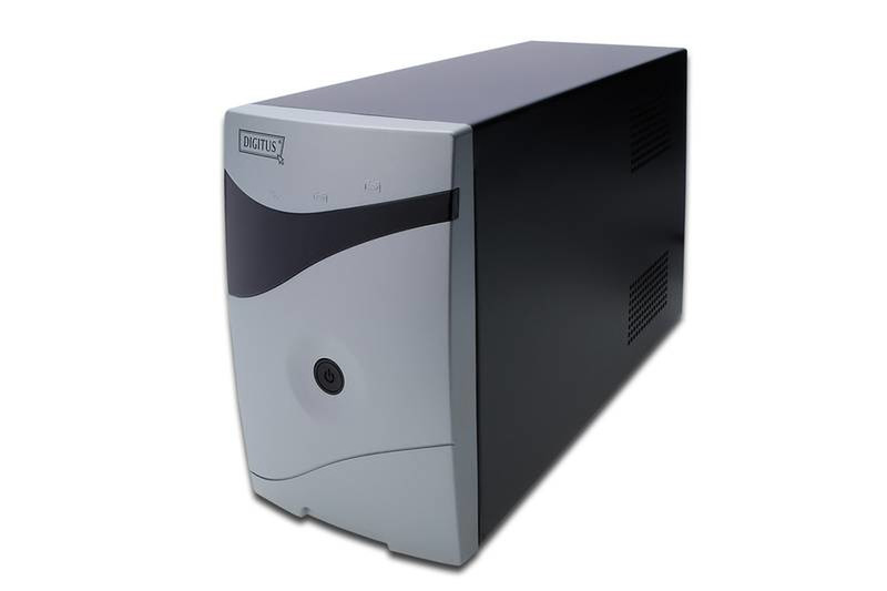 Digitus DN-170014 1000VA 2AC outlet(s) Tower Black,Grey uninterruptible power supply (UPS)