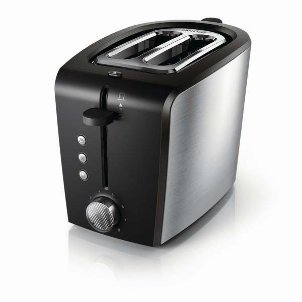 Philips Avance Collection HD2696/90 2slice(s) 1000W Black,Stainless steel toaster