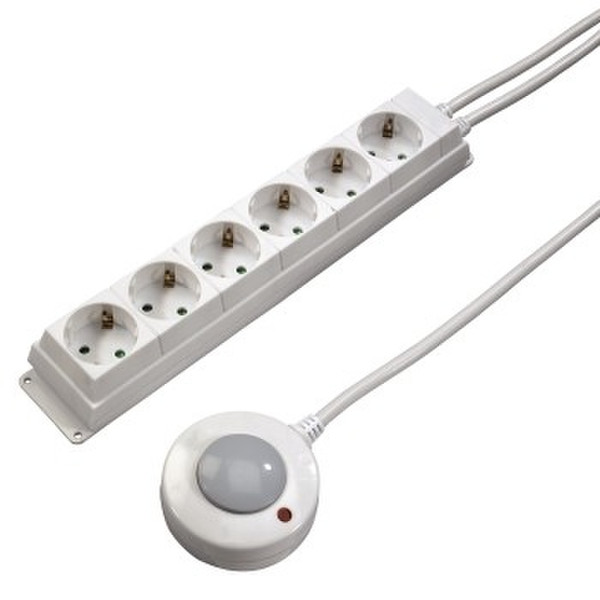 Xavax 111946 6AC outlet(s) 1.5m White power extension
