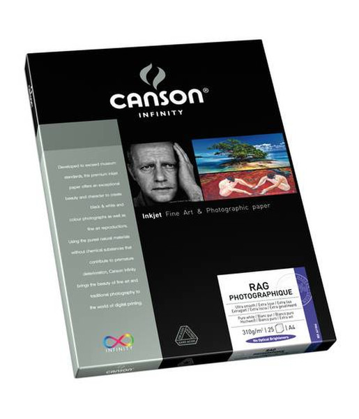 Canson Infinity Rag Photographique 310 A3 White photo paper