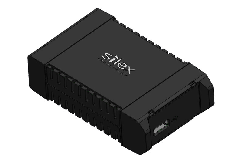 Silex SX-DS-3000U1 Ethernet LAN Черный сервер печати