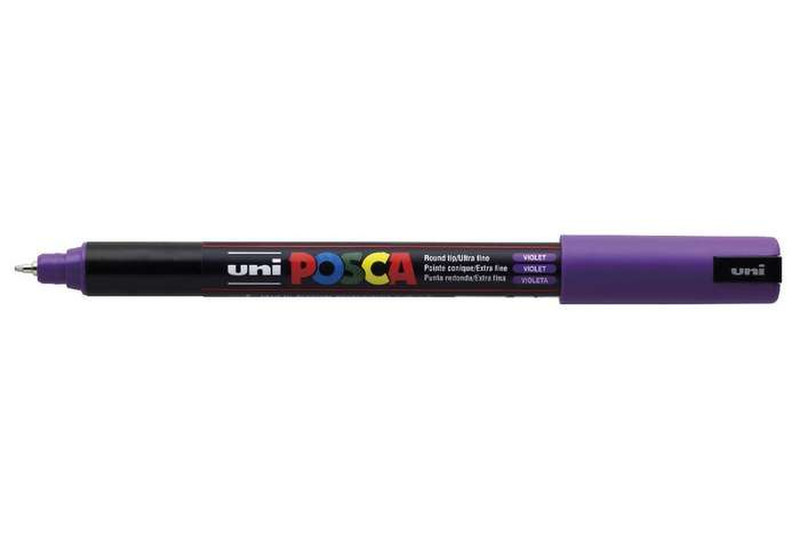 Uni-Ball uni POSCA PC-1MR Пулевидный наконечник Фиолетовый 1шт маркер